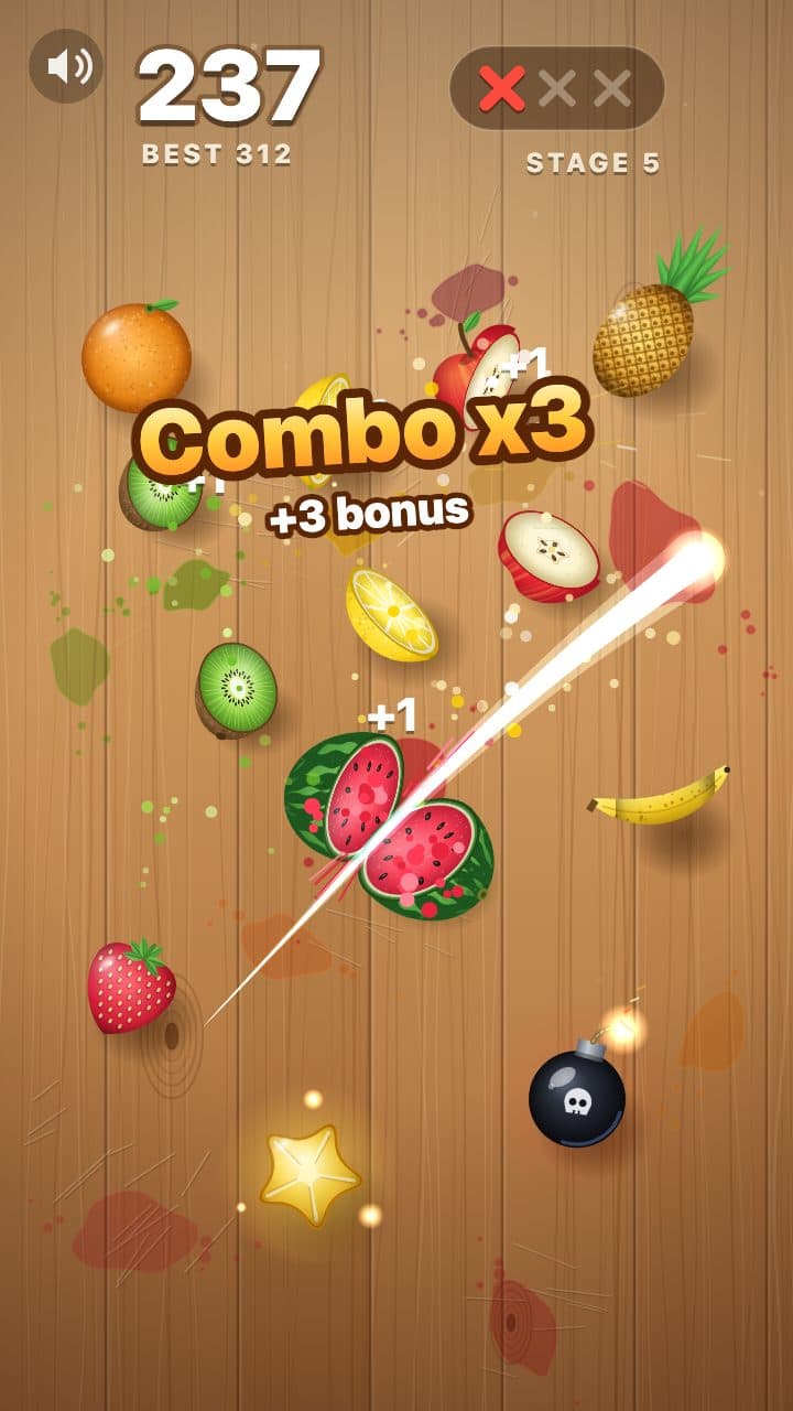 Slice Rush gameplay screenshot