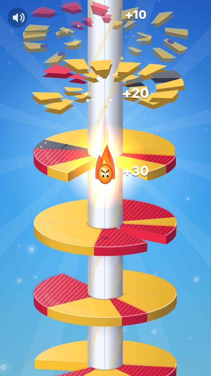 Spiral Drop gameplay screenshot